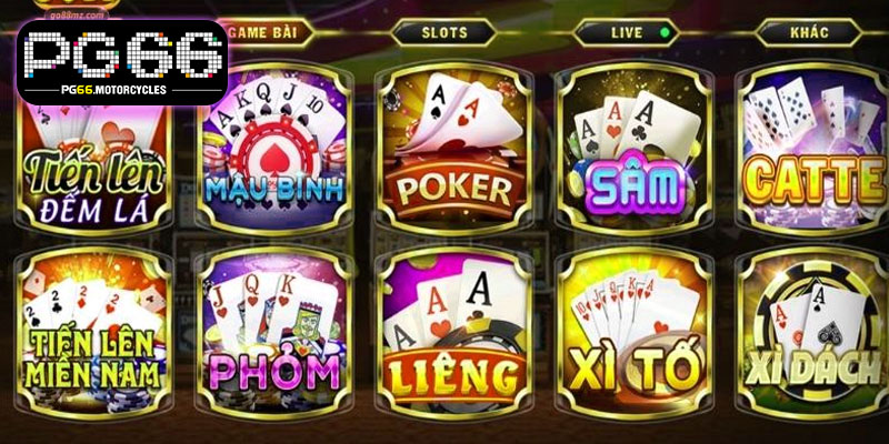 Hướng dẫn chơi TOP 5 game bài đổi thưởng PG66